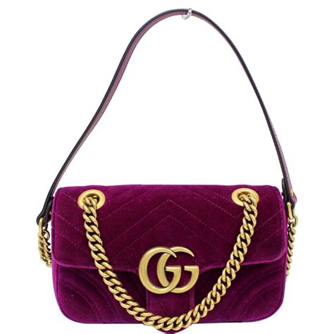 gucci marmont velvet second hand|Gucci Marmont velvet crossbody.